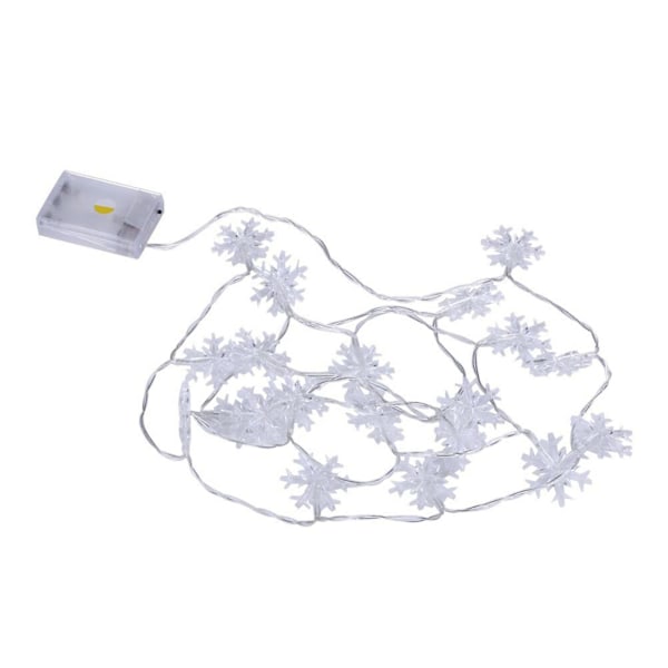 Julepynt 10 meter 80 LED julelys snefnug streng lys dekorationer vinter eventyrland