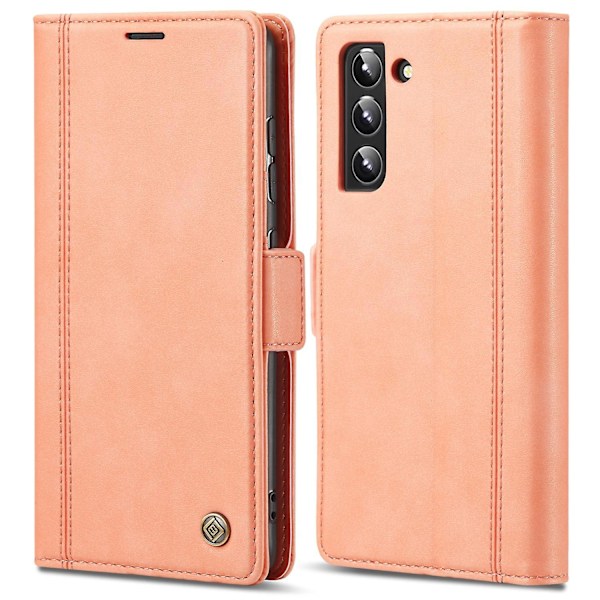 LC.IMEEKE Stativpung Funktion PU Læder Folio Flip Telefon Etui Cover til Samsung Galaxy S22+ 5G