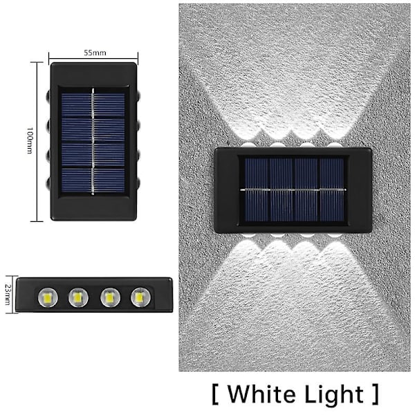 Led solcellslampor utomhus LED-ljus IP65 vattentät för trädgårdsdekoration