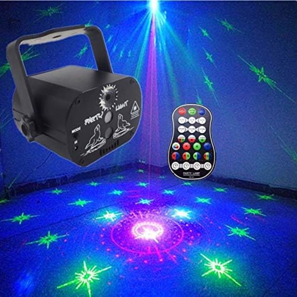 DJ Disco Scenljus Festljus USB Laserljus