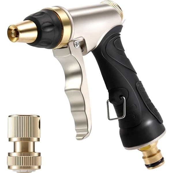 1pc Watering Gun with Brass Nozzle, Heavy Duty and High Pressure,