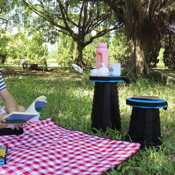 Retractable Bench - Adjustable Camping Bench Fishing Bench Outdoo