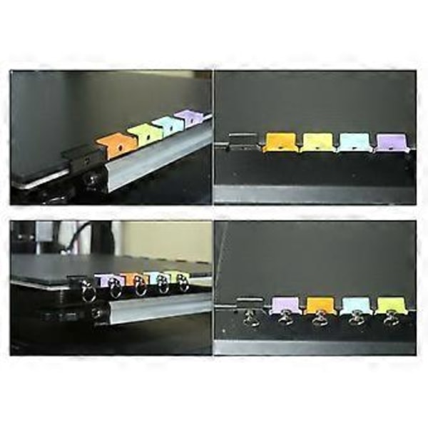 4 stk. clips til 3D-printer varm seng aluminiumsubstrat - glas varm seng platform
