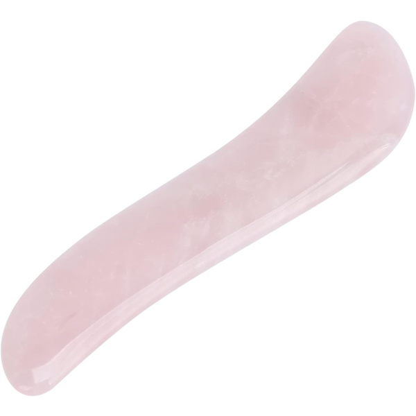1 st Guasha-bräda Gua Sha-ansiktsverktyg med bekväm S-formad hand