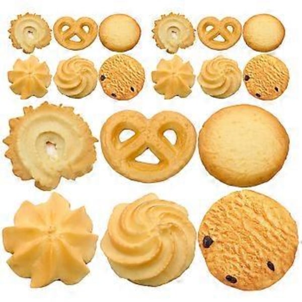 18 stk. Falske Småkager Kunstige Kager Mad Simulation Realistisk Dessert Display Rekvisitter Dekoration Model