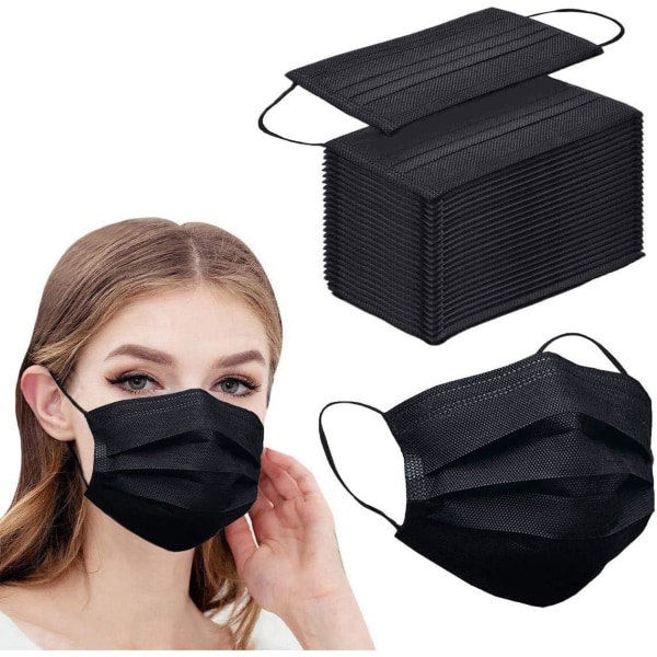 100-delt maske, tre-lags fleece maske, engangsmask, infektion