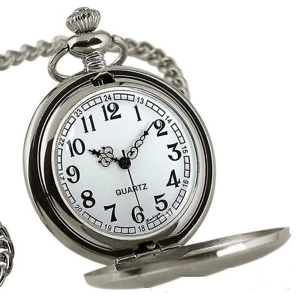 Vintage watch Unisex watch med halsband Kedja Mekanisk watch för män