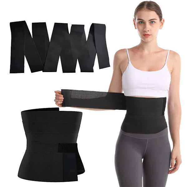 Midjetränare Bälte Träning Kvinnor Midja Trimmer Justerbar Snatch Bandage För Gym Sport (4 meter)