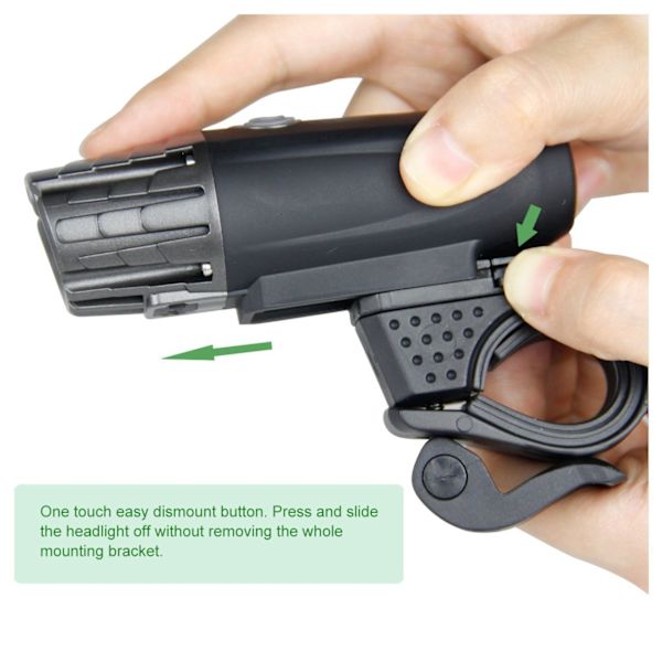 USB-opladelige forlygter Nye 2256 Gem cykelforlygter Advarselslys