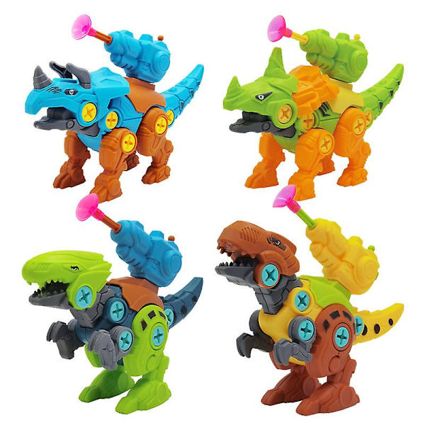 Dinosaurus-lelurakennuspalikat, rakennuslelu, opetuslelu pojille ja tytöille