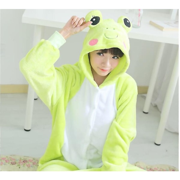 Barn Pojkar Flickor Unisex Onesies Kigurumi Djur Pyjamas Cosplay Kostym Sovkläder（L）