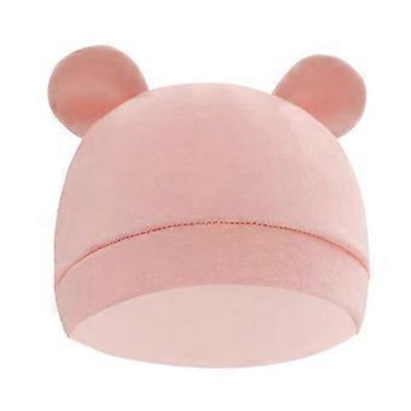 Drenge Piger Huer Bløde til 0-6 Måneder Nyfødt Babyhue til Piger Nyfødte Babyer (Pink)