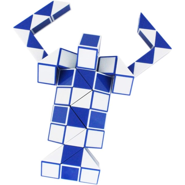 Magic Snake Cube -kierrepeli 72 osaa Aistipeli Sukka