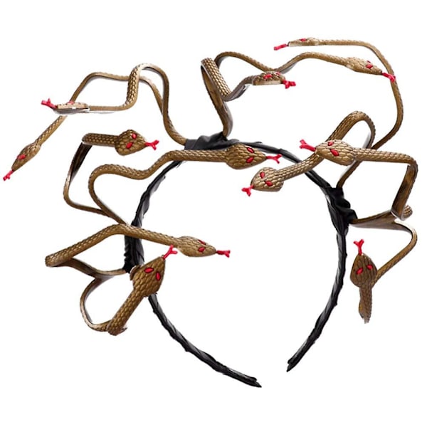 Medusa Cosplay Kostyme Hodebånd Hodeplagg Utkledelig Hodeplagg For Maskerade Festutstyr