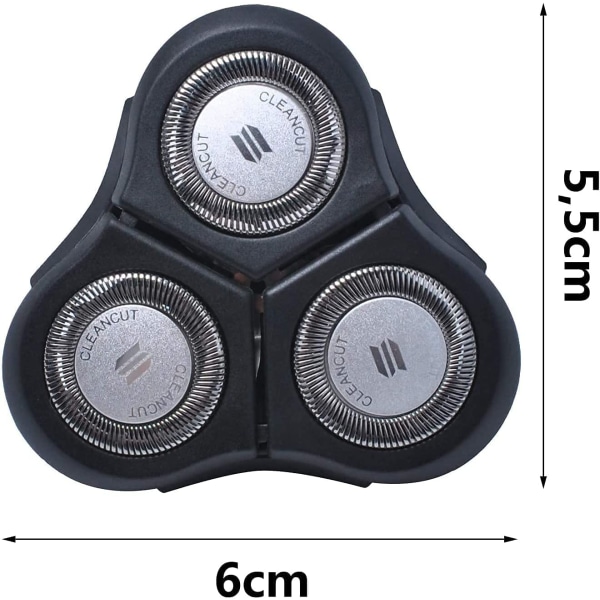 Poweka RQ11/50 Parraspäät yhteensopiva phili-ps -parranajokoneen ja Sensotouch 2D -parranajokoneiden kanssa, yhteensopiva RQ1150X RQ1160X RQ1180X -mallien kanssa