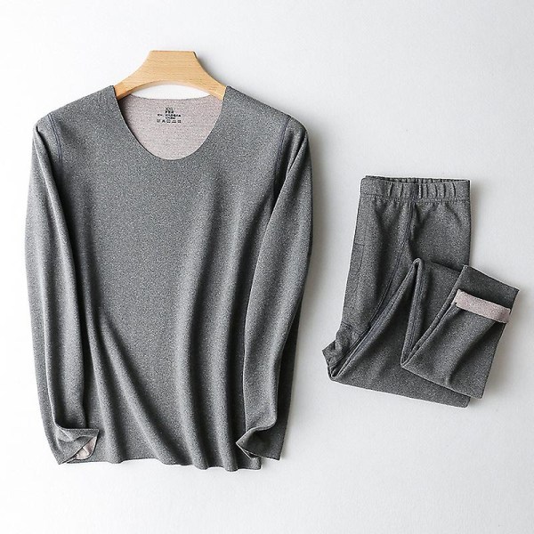 Menn Termisk Undertøysett Base Layer Fleeceforet Myk Topp Bunn