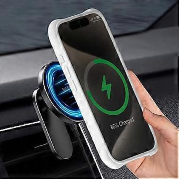 iPhone 16 Pro Max Magneettinen Suojakuori Aaltoileva Pintakuvio PC+Nestemäinen Silikoni Puhelinkuori Mikrokuituvuori Tan