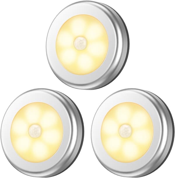 Uppgraderad rörelsesensorlampa, trådlös batteridriven LED