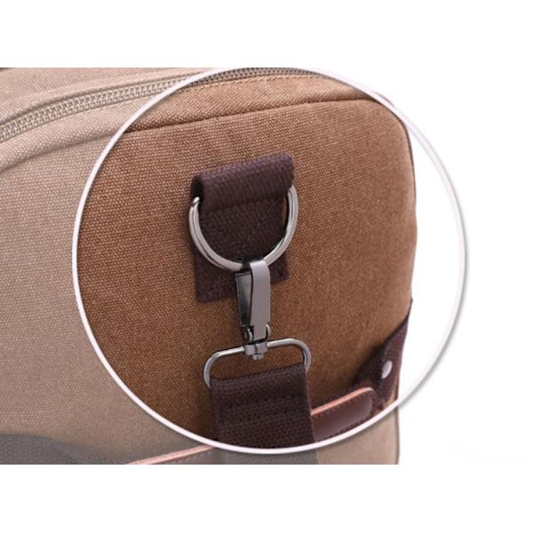Ekspanderbar lerrets duffelbag reise overnatting holdall helgebag