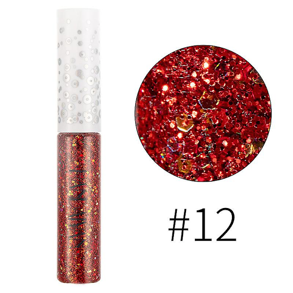 Paljettieyeliner 12 (kirkas punainen)