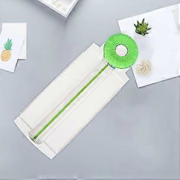 Papirkutter 12 i 1 Multifunksjonell Trimmer 9 Buet Klippealternativ For Håndverk Og Scrapbooking Sklisikker