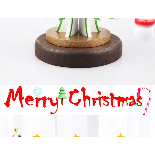 Jul Adventsdekoration Miniatyr Julgran DIY Present Bordsdekoration