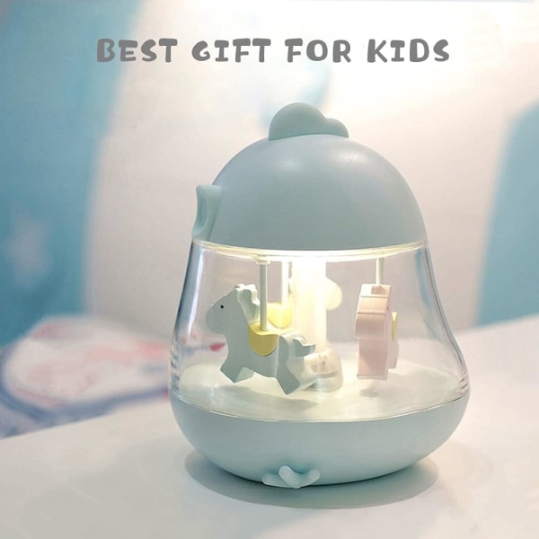 Carousel Music Box Night Light for Kids, Cute Baby Toddler Nurser