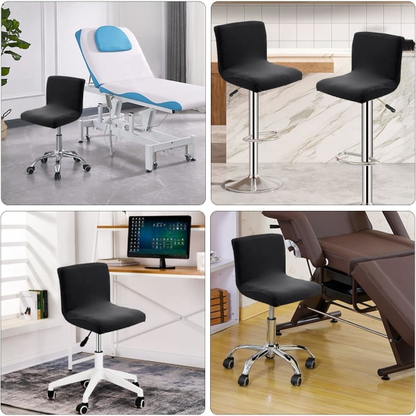Stretchable Bar Stol Trekk, 2 stk Spisestol Setebeskytter, So