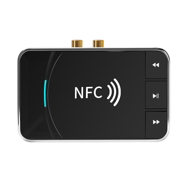 Nfc Bluetooth-mottaker Aux 3,5 mm Rca Jack Usb Smart Playback Stereo Audio Trådløs Adapter Dongle