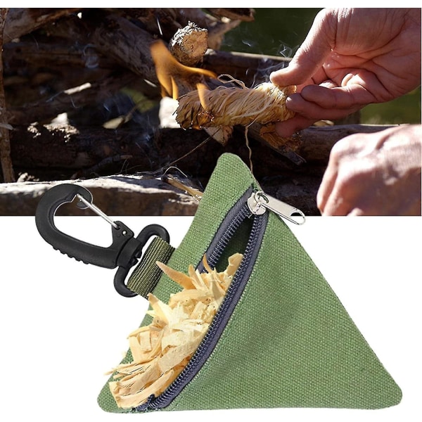 Foderpose Svampe Foderpose Bærbar Og Let Minipose Til Vandreture Camping Jagt Grøn