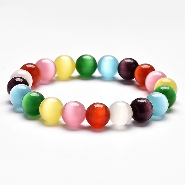 7 Chakra Krystal Armbånd, Naturlig Ædelsten Perle Chakra Armbånd, Helbredende Krystal Armbånd Til Mænd Kvinder