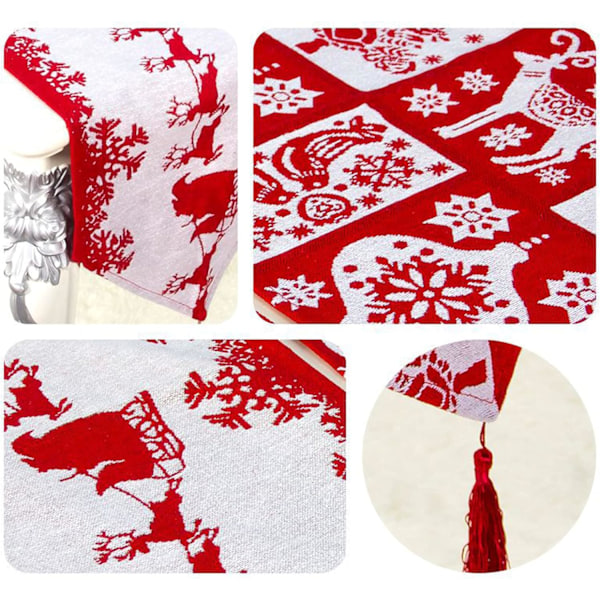 Julebordløber Flag Elk Julebordløber Lang Non-S