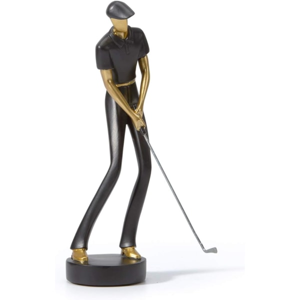 Amoy-Art Golfer Statue Figurine Golf Skulptur Dekor Moderne Inter