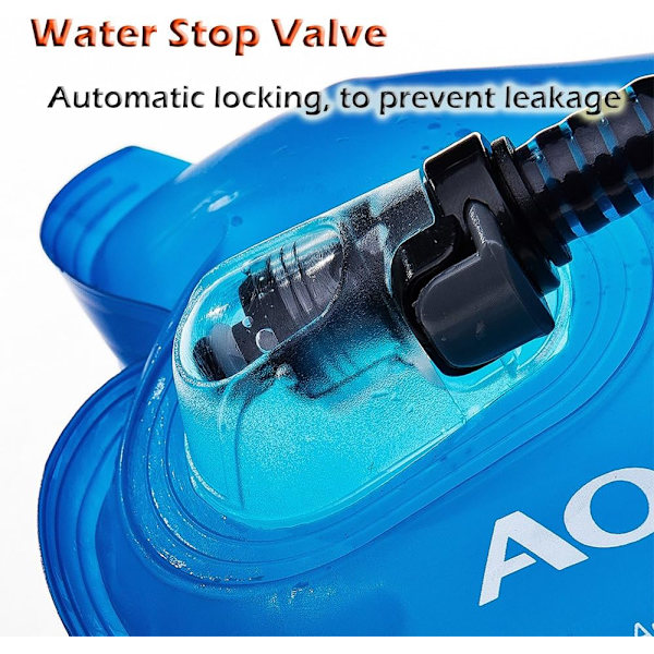 2L Vannblære Hydreringspose Myk Vannbeholder Vannpose W