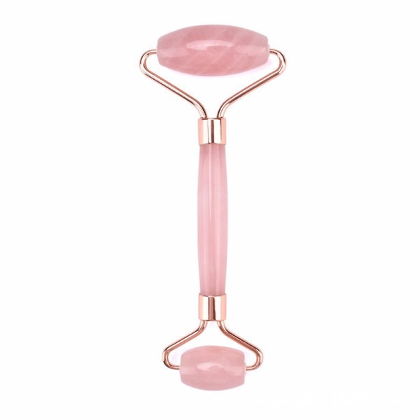 Harvinainen helmi Jade-rullallinen - 100% luonnon Jade Rose Quartz - Naisille