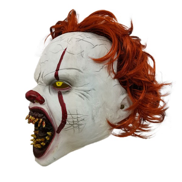 Clown Back to Soul 2 pennywise Mask LED Light Wig Hodeplagg Skrekk