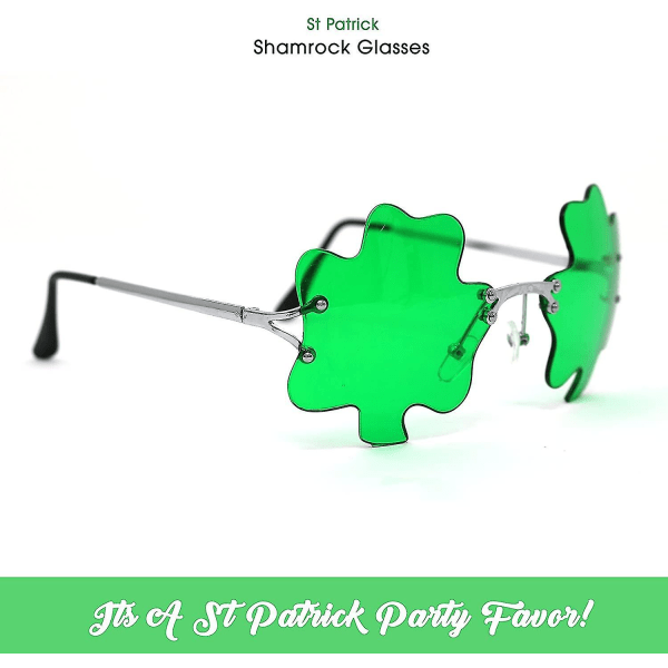 St. Patricks Day Irske Shamrock Blade Briller