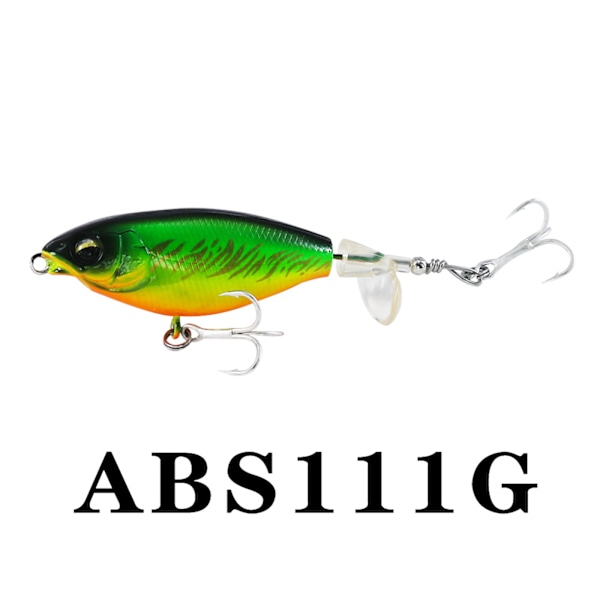Artificiellt bete fiskebete fiskebete med propeller toppbete 12 stycken