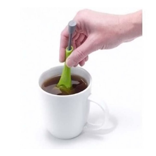 Tea Pusher Pusher Typ Silikon Återanvändbar tepåse