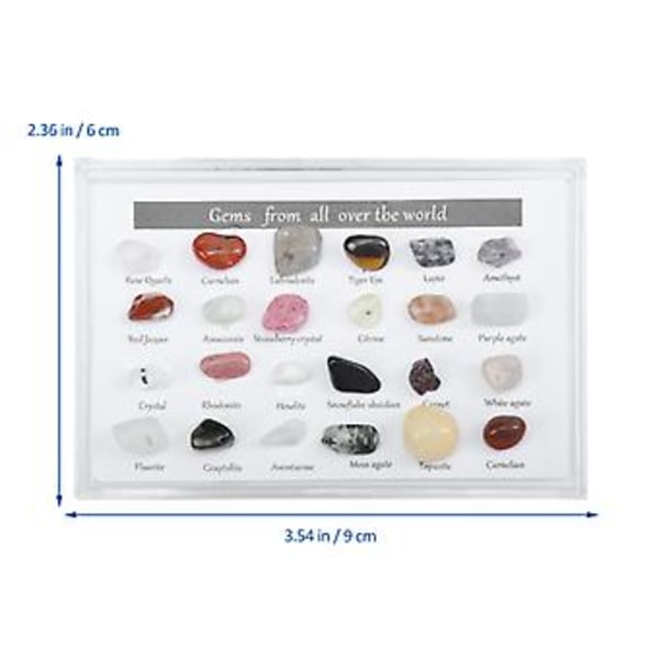 1 Låda Miniatyr Oregelbundet Formade Stenar Hem Skrivbord Pryder Samlarstenar
