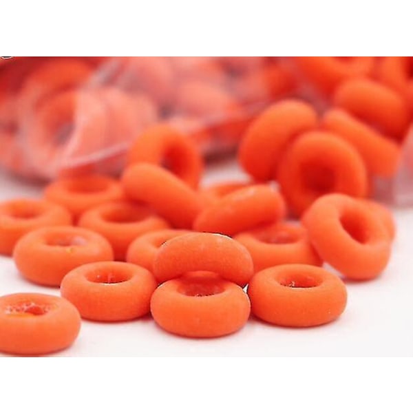 50 cirklar + tång för kastrering eller placering av gummiring (grön och orange skickas slumpmässigt)