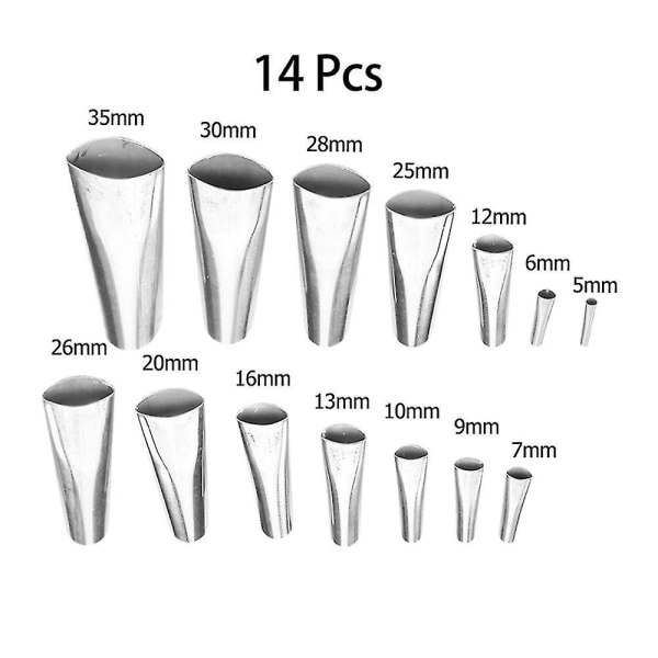 14 stk. fugepistoler i rustfrit stål, applikatorer, fugeværktøj, dyser, perfekte fugepistoler, skrabere, fugemassedele