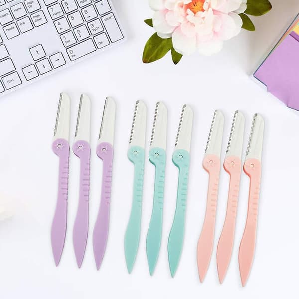 Razor Eyebrow Razor Trim Shaped - 9 Pcs