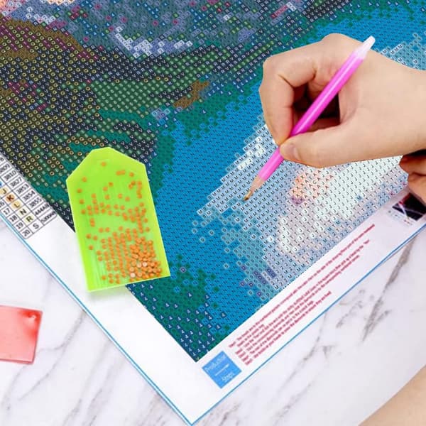 DIY 5D Diamantmålning Montera efter nummer-kit, Kärlekshjättemålning
