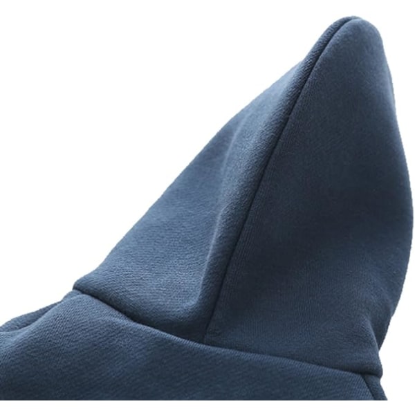 L.Zipper Hooded Husdjurskläder Hund Katt Kläder Söta Husdjurskläder Varmt Hooded Fransk Bulldogg Mops
