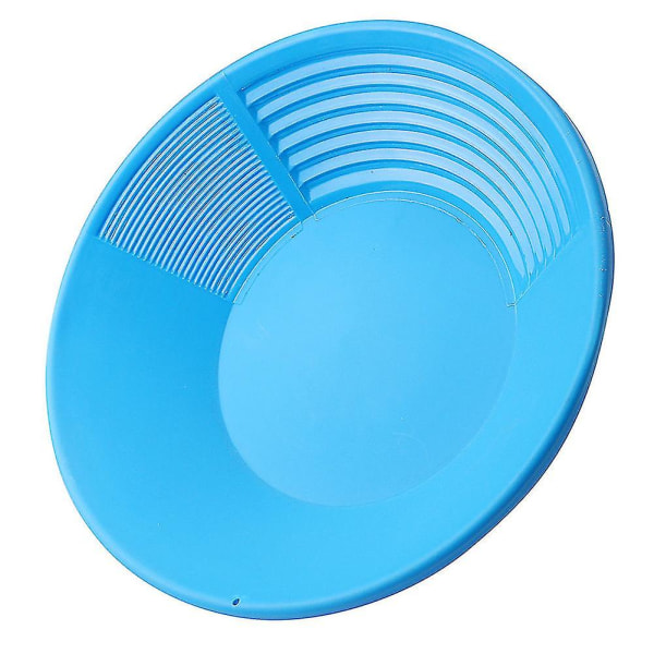 Gold Pan Basin Nugget Mining Dredging Prospecting Sifting Panning 385x80mm Light Blue