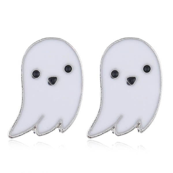 2 paria Halloween-aiheisia riippuvia nappikorvakoruja naisille - nappikorvakorut riippuvat korvakorut Halloween-asujuhliin