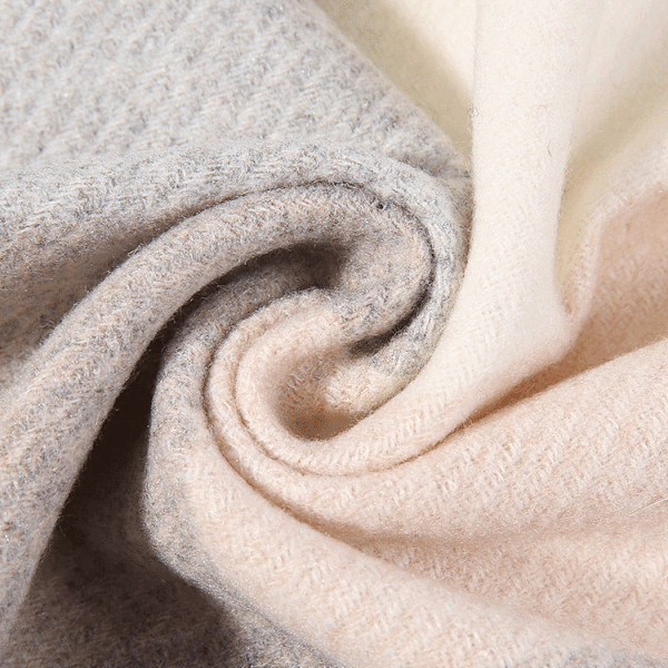Cashmere lång sjal i matchande färg för kvinnor höst och vinter