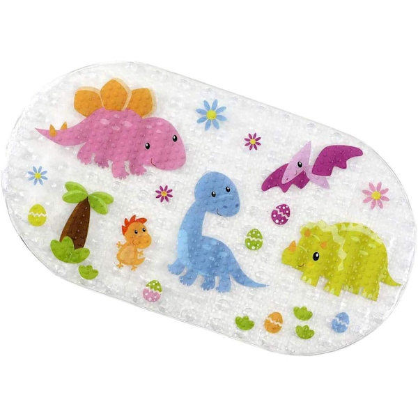 1 st Dinosaurie Barn Badkar Duschmatta Maskintvättbar Antiba