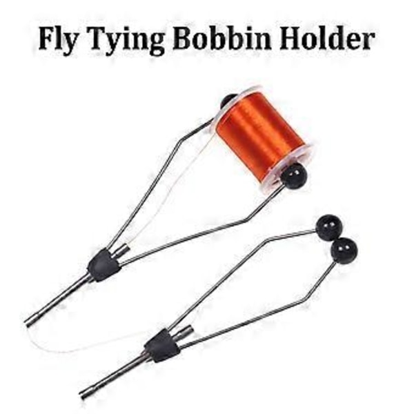 til Kreativ Bobbin Fluefiskeri Bindeværktøj Keramik + Metal Justerbar Bobbin Tråder Spoleværktøj 11cm/4.33in